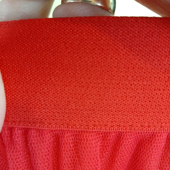 NWT!!! ODDY 2-way Styling RED Tulle Skirt/Strapless Dress - Picture 8 of 11
